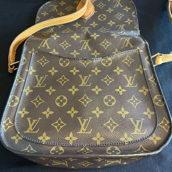 Louis Vuitton St Cloud Brown Monogram Crossbody Bag Vintage Good Authentic - Picture 6 of 16